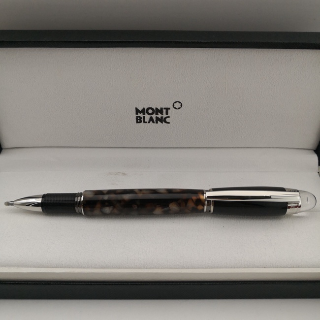 AAA Copy Mont Blanc Marble Pen / Starwalker Brown Rollerball Pen